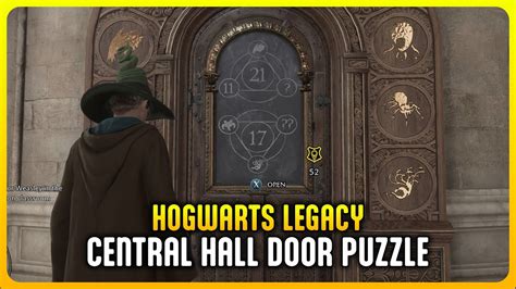 central hall puzzle hogwarts legacy|Hogwarts Legacy door puzzles: All locations and solutions